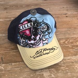Vintage Ed Hardy Trucker Hat